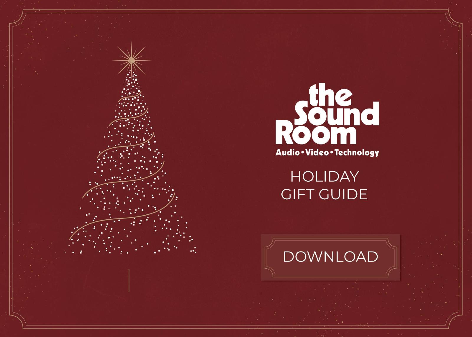 The Sound Room 2024 Holiday Gift Guide popup