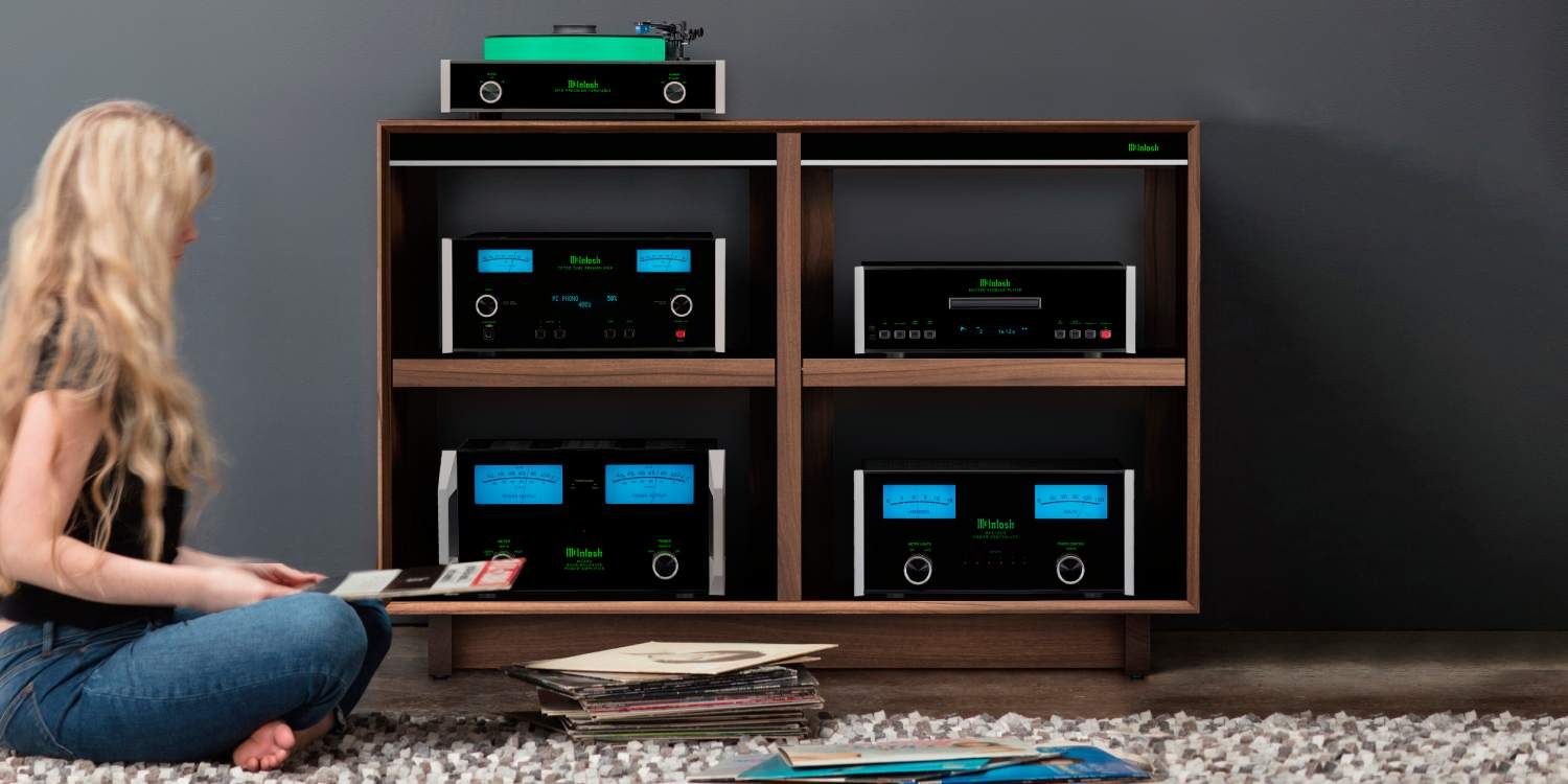 Hi Fi Wooden Audio Rack